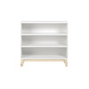 Alaterre Furniture MOD 34"H Under Window 3-Shelf Bookcase AJMD0420WH